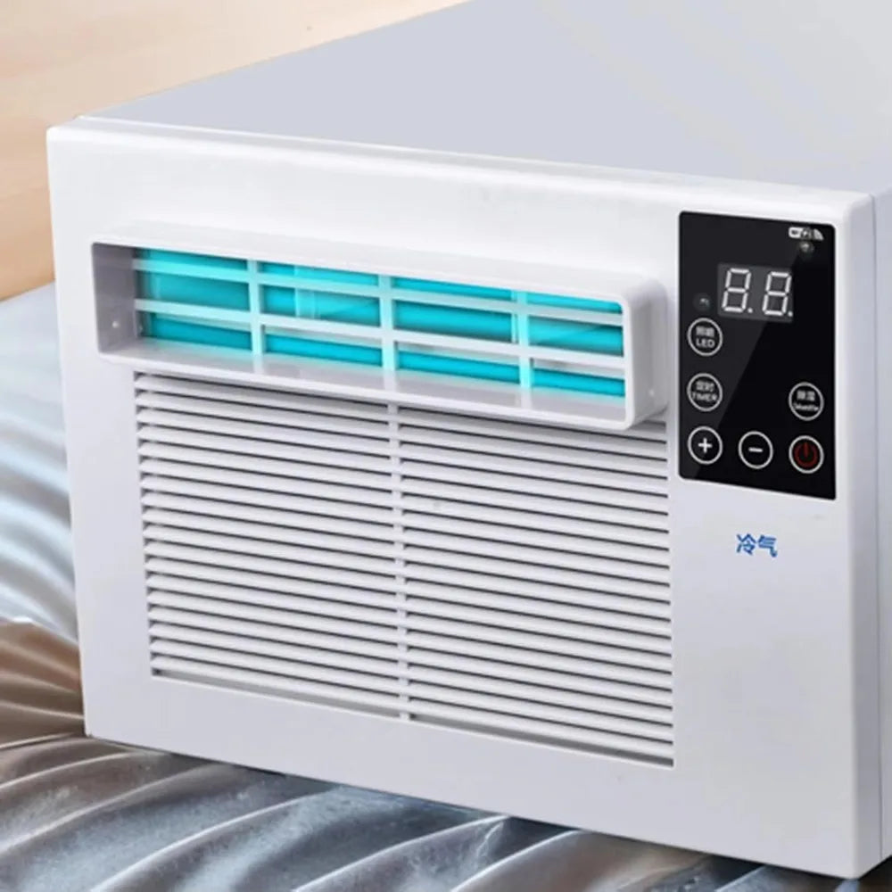 Mini Portable Air Conditioner 1880BTU – Compressor Cooling with Timer & Remote for Outdoor, RV & Dorm