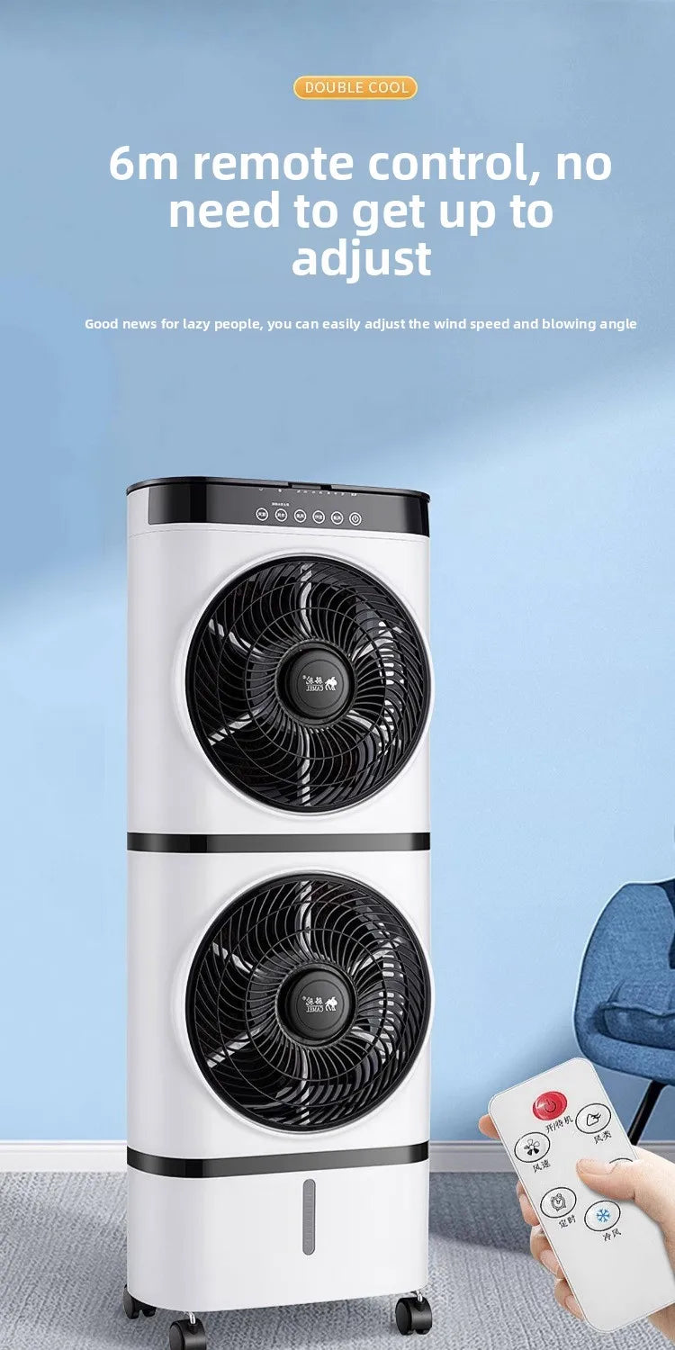 Portable Water-Based Air Cooler – Quiet Cooling with Large Water Tank & Timer