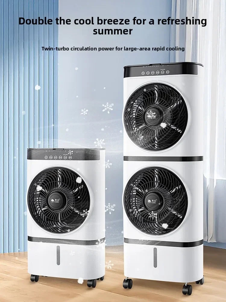 Portable Water-Based Air Cooler – Quiet Cooling with Large Water Tank & Timer
