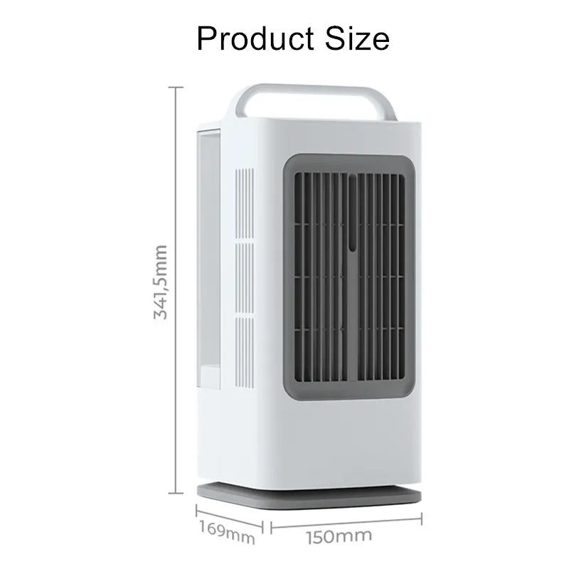 Portable Air Conditioner 3-in-1 – Smart Touch Control, Timer & Remote, Cools Fast for Home or Office