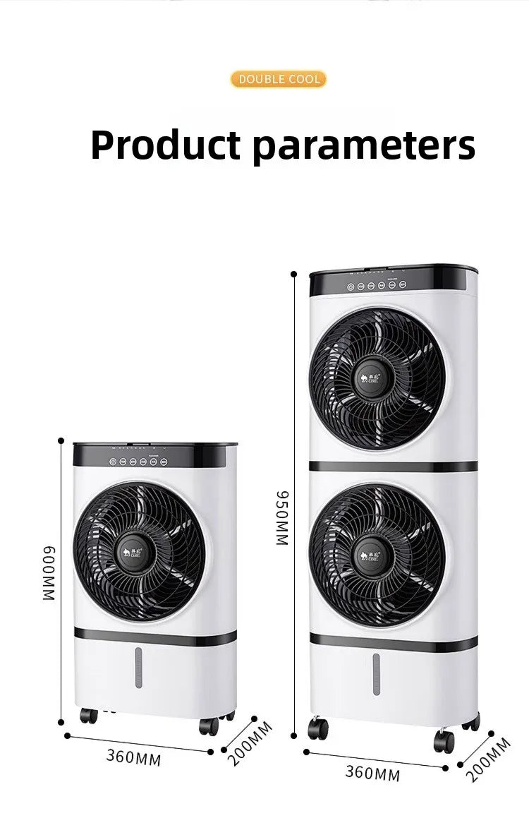 Portable Water-Based Air Cooler – Quiet Cooling with Large Water Tank & Timer