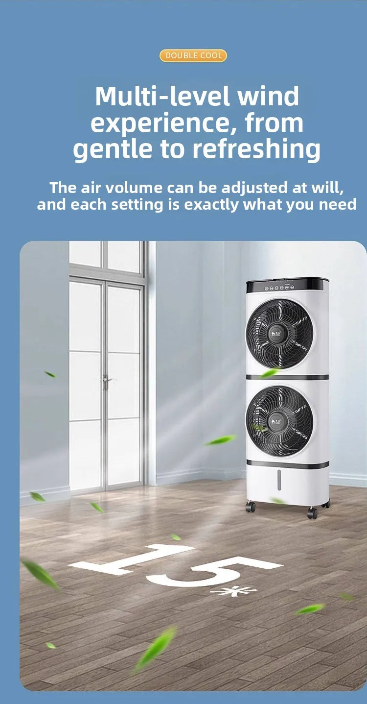 Portable Water-Based Air Cooler – Quiet Cooling with Large Water Tank & Timer