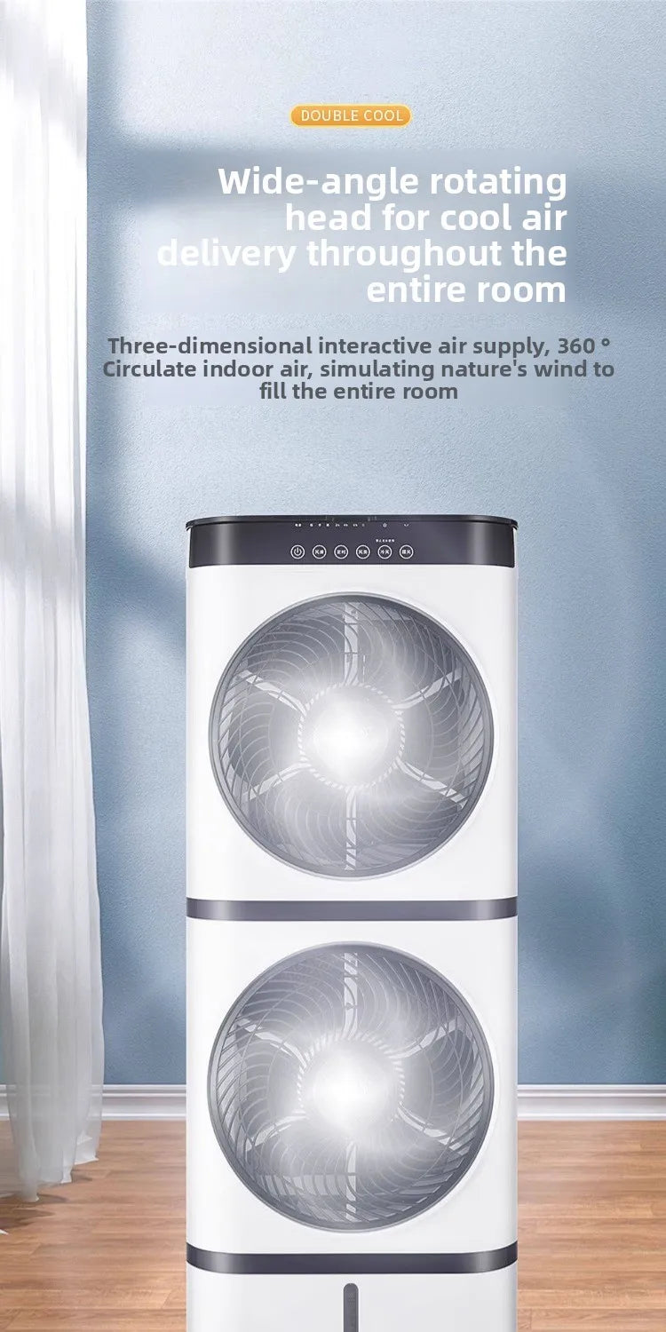 Portable Water-Based Air Cooler – Quiet Cooling with Large Water Tank & Timer